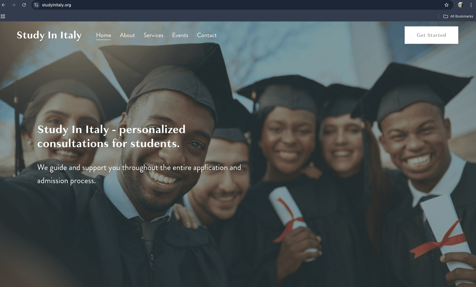 StudyInItaly Website